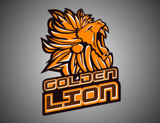 Projektowanie logo dla firm online Golden Lion